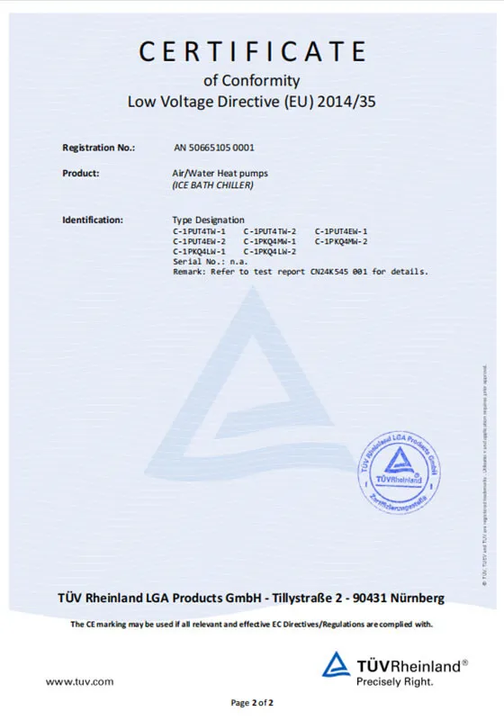 Low Voltage Directive (LVD) 201435EU